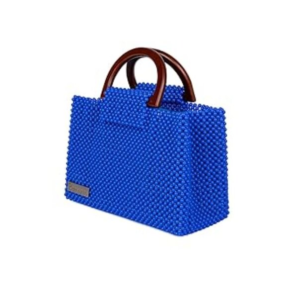 BEMANIO Women Handmade Acrylic Beaded Handmade Handbags - Elorm Collection - Picture 4 of 5